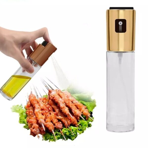 Home cooking oil sprayer – glass oil spray bottle for kitchen, bbq, baking, grilling, vinegar & sauce