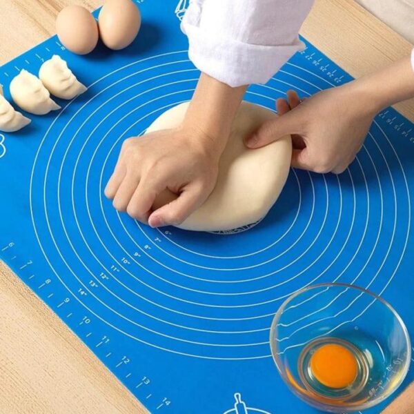 silicone roti mat | large size 50x40cm silicon roti mat for kitchen | non stick baking mat kneading dough pad