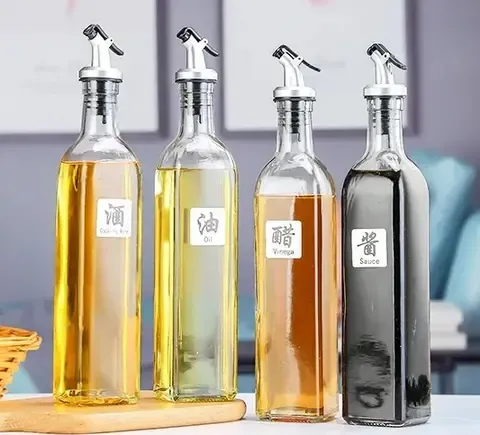 oil bottle set 4 piece daisy glass spice set with 3 spice jars 180ml and 1 oil bottle 750ml oil bottle set 4 piece daisy glass spice set with 3 spice jars 180ml and 1 oil bottle 750ml