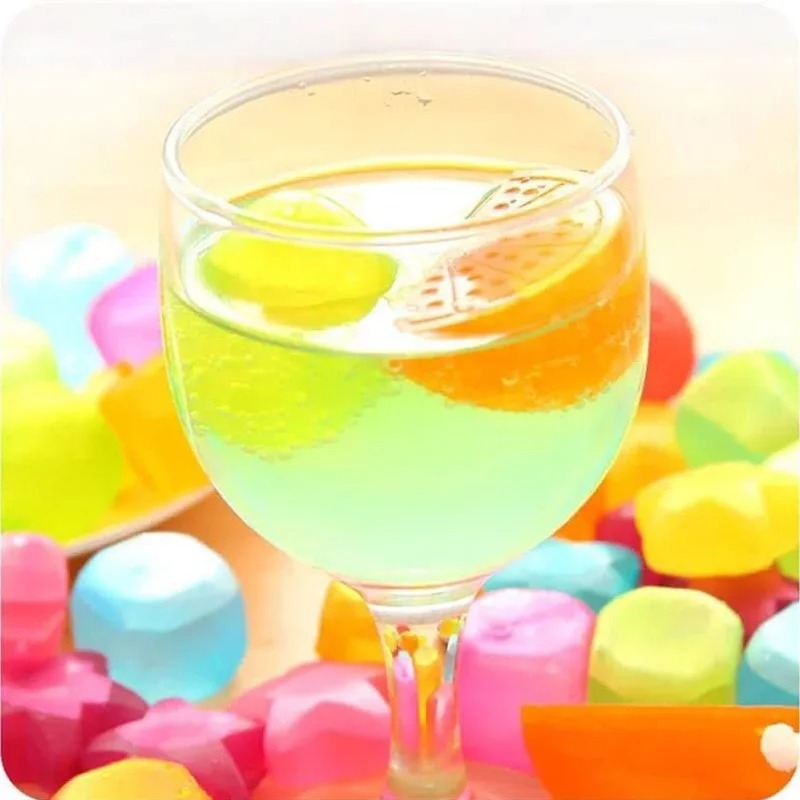 10pcs reusable ice cubes – random shapes multi color collection 10pcs reusable ice cubes – random shapes multi color collection