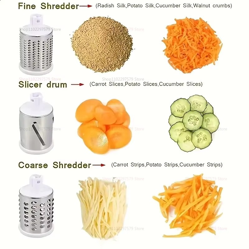 new vegetable cutter & slicer manual kitchen cheese chopper machine with 3 sharp drums multifunctional garlic potato shredder for easy food preparation new vegetable cutter & slicer manual kitchen cheese chopper machine with 3 sharp drums multifunctional garlic potato shredder for easy food preparation